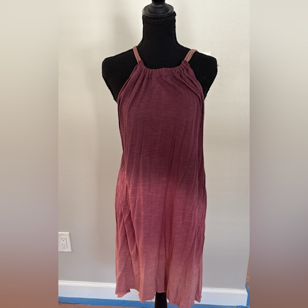 Ecoté purple beach coverup dress